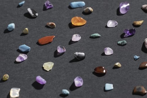 top-view-colorful-small-stone-collection